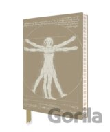 Zápisník Da Vinci: Vitruvian Man Artisan Art Notebook