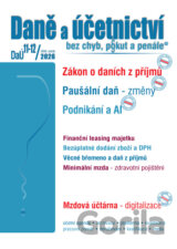 DaÚ č. 11-12 / 2026 - Paušální daň – změny v roku 2027