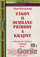 Novelizovaný Zákon o ochrane prírody a krajiny