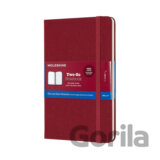 Moleskine - zápisník Two-go tmavočervený
