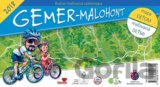 Ručne maľovaná cyklomapa Gemer-Malohont