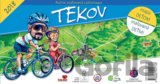 Ručne maľovaná cyklomapa Tekov