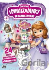 Tvarované vymaľovanky so samolepkami: Sofia Prvá