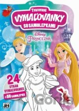 Tvarované vymaľovanky so samolepkami: Princezná