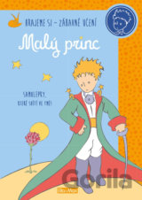 Malý princ (oranžová kniha aktivit, modré samolepky)
