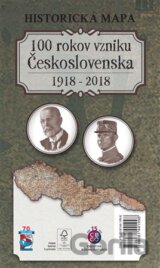 Historická mapa - 100 rokov vzniku Československa 1918-2018