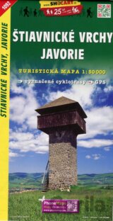 Štiavnické vrchy, Javorie 1:50 000