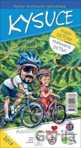 Ručne maľovaná cyklomapa Kysuce