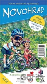 Ručne maľovaná cyklomapa Novohrad