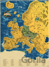 Stieracia mapa Európy Deluxe