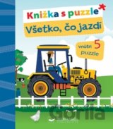 Knižka s puzzle: Všetko, čo jazdí