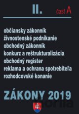 Zákony 2019 II/A - Občiansko-obchodné zákony – Úplné znenie po novelách k 1.1.2019
