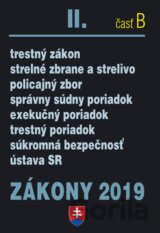 Zákony 2019 II/B  - Trestno-správne zákony – Úplné znenie po novelách k 1.1.2019