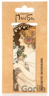 Magnetická záložka Alfons Mucha – Feather