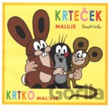 Krteček maluje / Krtko maľuje (vymaľovanka)