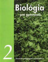 Biológia pre gymnáziá 2