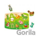 Vkladacie puzzle Farma