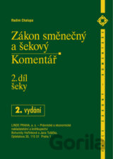 Zákon směnečný a šekový - 2. díl, šeky