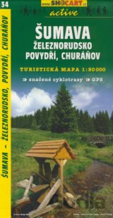 Šumava, Železnorudsko, Povydří, Churáňov 1:50 000
