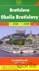 Bratislava, Okolie Bratislavy 1:20 000  1:50 000