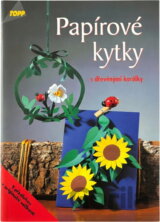 Papírové kytky s dřevěnými korálky [CZ]