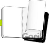 Moleskine - sada 3 stredných čistých zošitov (čierna väzba)