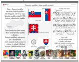 Slovenská republika - štátne symboly a sviatky (140 x 110 cm)