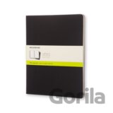 Moleskine - zošity čierne (sada 3 ks)
