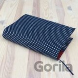 Obal na knihu Puntíky na tmavě modré