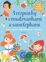 3 rozprávky s omaľovánkami a samolepkami