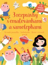 3 rozprávky s omaľovánkami a samolepkami