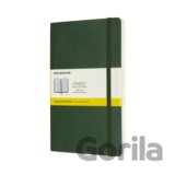 Moleskine - zelený zápisník Soft