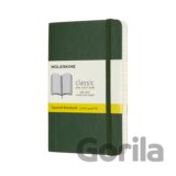 Moleskine - zelený zápisník Soft