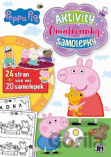 Prasátko Peppa: Aktivity - Omalovánky - Samolepky