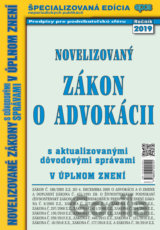 Novelizovaný Zákon o advokácii