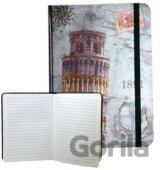 Zápisník s gumičkou Pisa