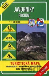 Javorníky - Púchov - turistická mapa č. 108