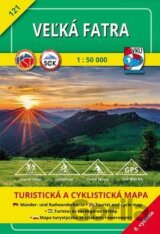 Veľká Fatra - turistická mapa č. 121
