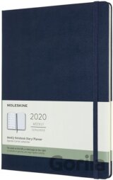 Moleskine – 12-mesačný modrý plánovací diár 2020