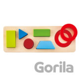 Vkladacie puzzle obojstranné Geometria