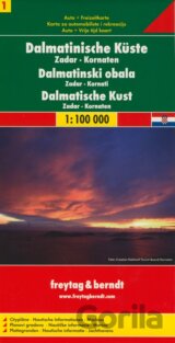 Dalmatinische Küste 1:100 000