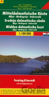 Mitteldalmatinische Küste 1:100 000