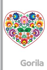 Zápisník Folk srdiečko