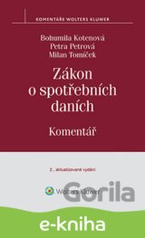 Zákon o spotřebních daních. Komentář