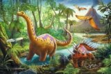 Puzzle Dinosauři na cestách