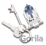 Svietiaca a zvuková kľúčenka Star Wars: R2D2 plast