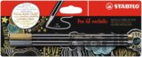 STABILO Pen 68 metallic 2 ks, zlatá a strieborná v Blistri