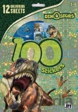 100 samolepek Dino