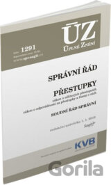 ÚZ č. 1291 - Správní řád, Soudní řád správní, Přestupky