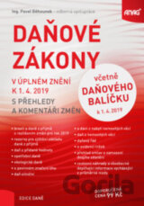 Daňové zákony v úplném znění k 1. 4. 2019 s přehledy a komentáři změn
